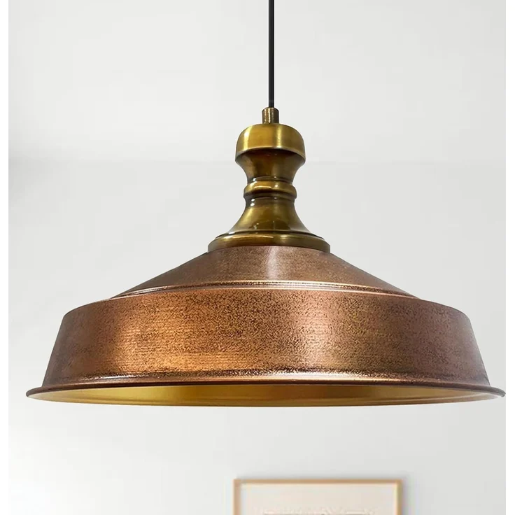 Bamyum Pendelleuchte Bamyum Asletl-Knob Industrie Pendelleuchte, 41 cm Moderne Metall Lampe – Bild 1