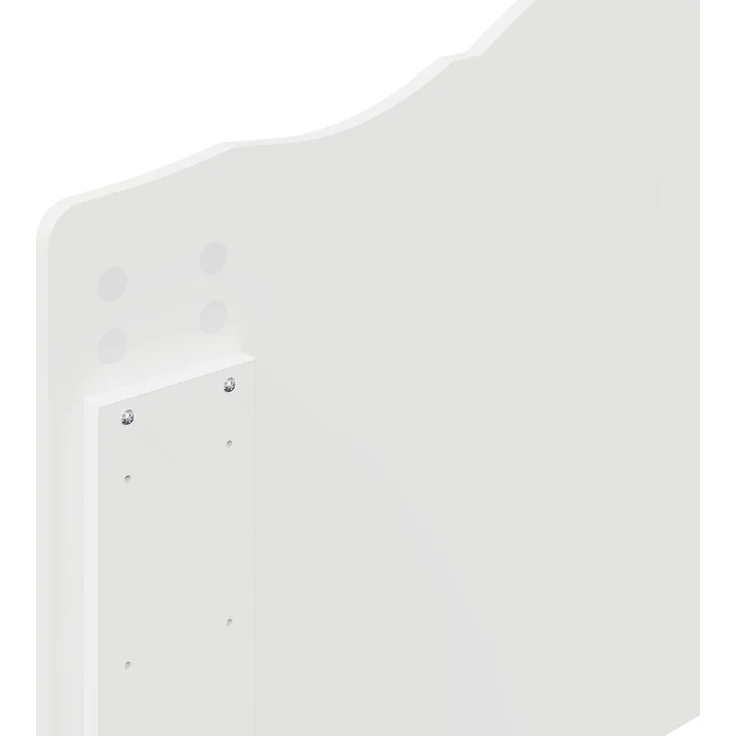 vidaXL Bettrahmen mit Kopfteil Weiß 100 x 200 cm Massives Kiefernholz 3413344 – Bild 10