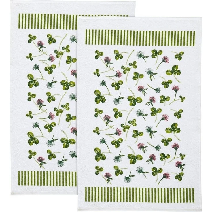 Erwin Müller Geschirrtuch Frottier-Geschirrtuch 2er-Pack, Baumwolle Motiv – Bild 4