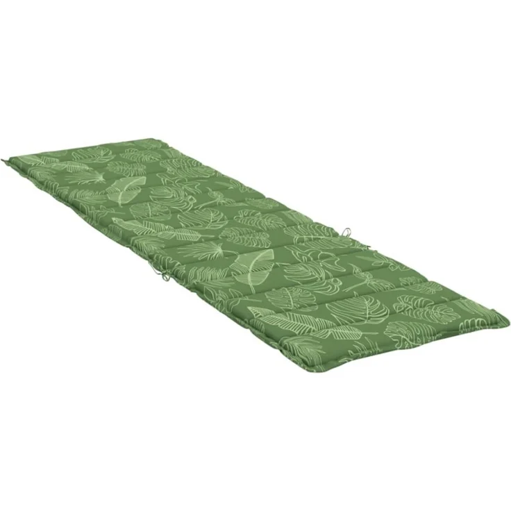 vidaXL Sonnenliegen-Auflage Blattmuster Oxford-Gewebe 361425 – Bild 6