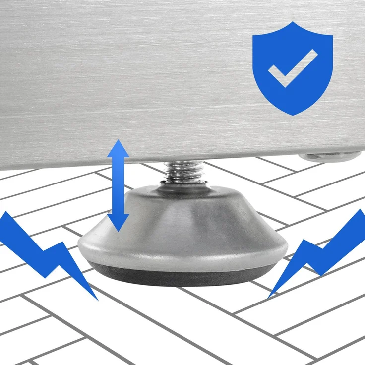 CLP Kaminholzständer Keri V2 Edelstahl,edelstahl 25x100x100 cm – Bild 6