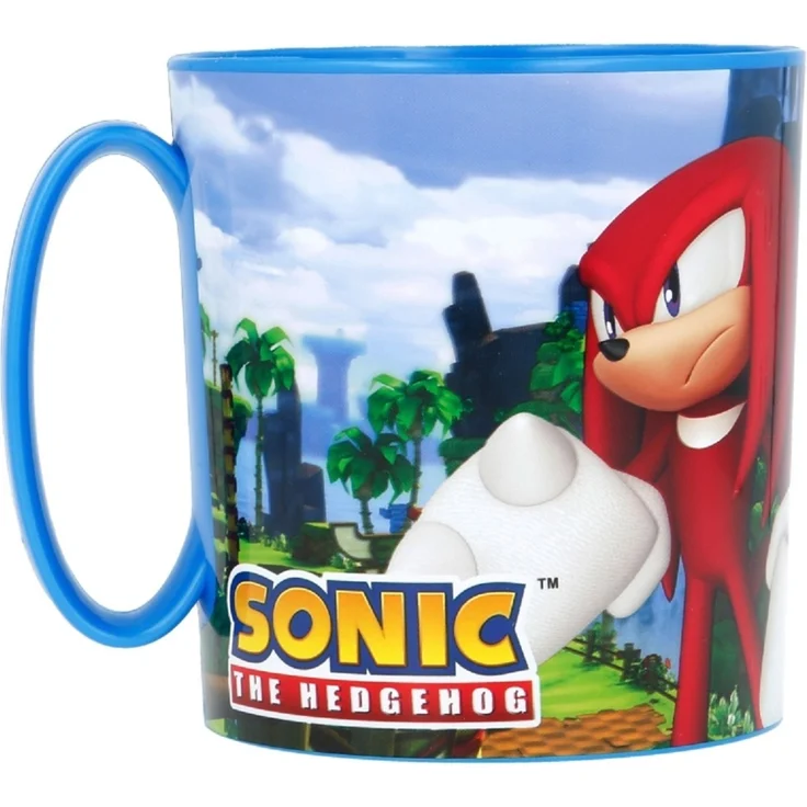 Sonic the Hedgehog Becher Mikrowellengeeigneter Kunststoffbecher 390 ml – Motivbecher für Kinder – Bild 4