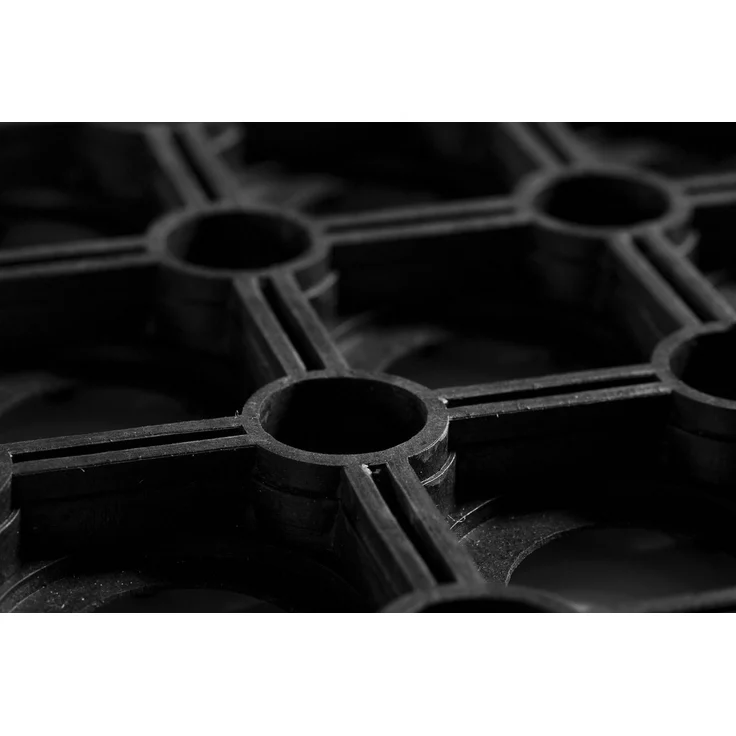 Andiamo Fußmatte Gummi Ringmatte, rechteckig, Höhe: 15 mm, Schmutzfangmatte, In- und Outdoor geeignet, besonders robust – Bild 2