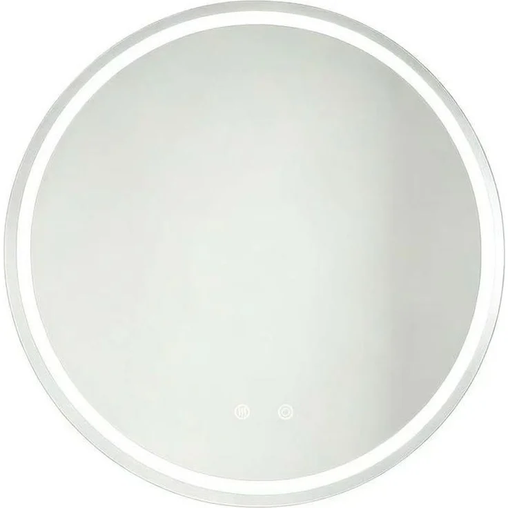 Badezimmerspiegel mit LED-Beleuchtung, dimmbar & beschlagfrei, 80x80 cm, Silber – Bild 7