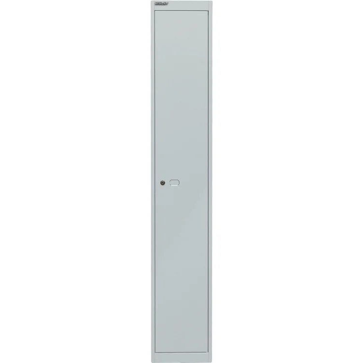 Bisley Garderobenschrank Office, 1 Abteil, 1 Fach, T 305 mm, Farbe lichtgrau – Bild 1