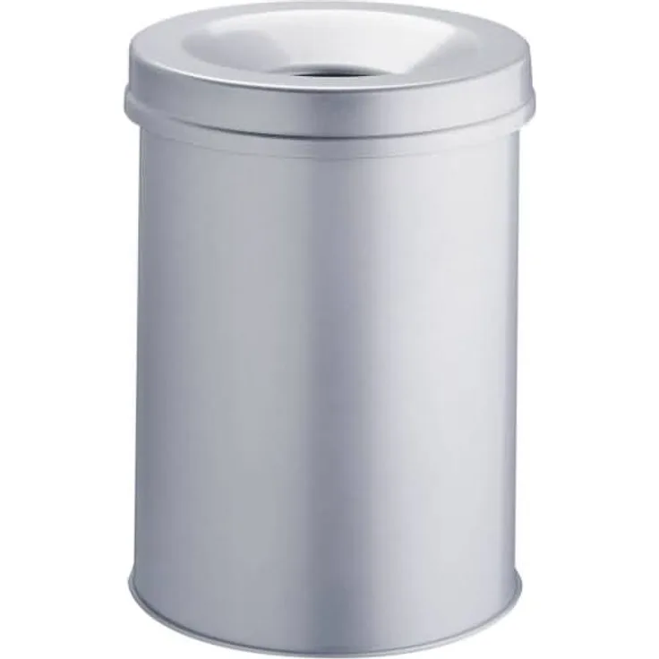 Durable Papierkorb Safe rund 15l grau