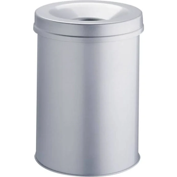 Durable Papierkorb Safe rund 15l grau