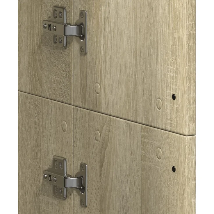 vidaXL Highboard Sonoma-Eiche 60x35x180 cm Holzwerkstoff 3276667 – Bild 8