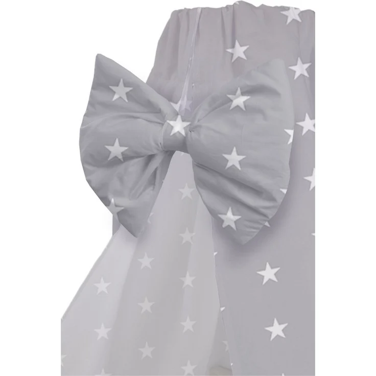 Amilian Betthimmel (Himmel für Babybett, Stubenwagen, Babywiege), Chiffon- oder Vollstoffhimmel – Bild 2