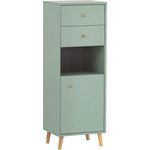 Schildmeyer Bjarne Highboard, Holzwerkstoff, Pistazie, 40,3 x 33 x 113,4 cm