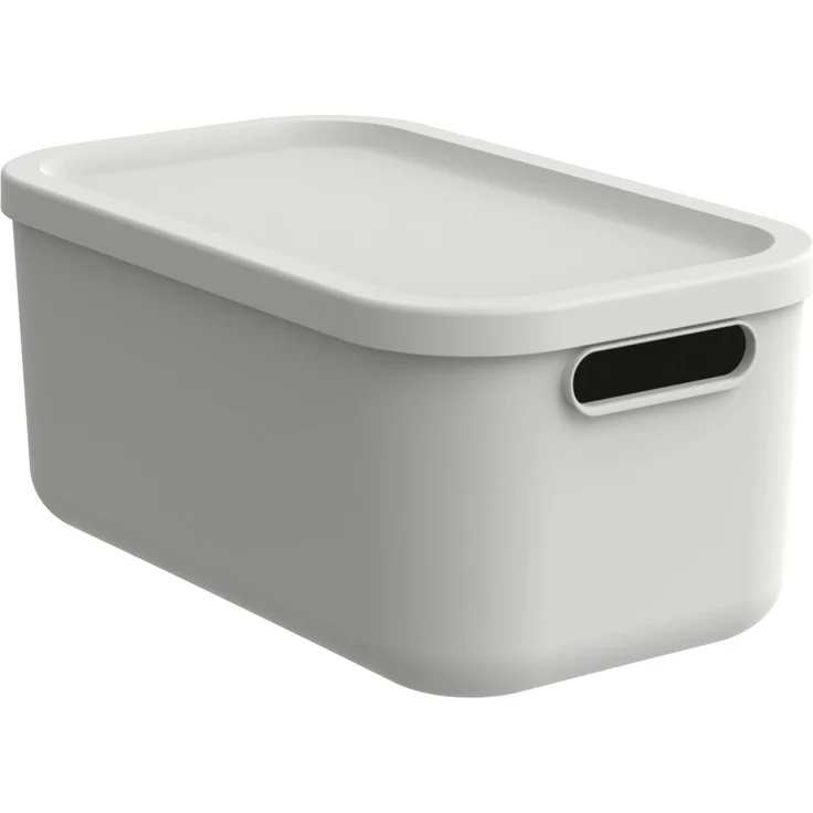 Rotho Aufbewahrungsbox 12 L Albula weiß inkl. Deckel – Bild 2