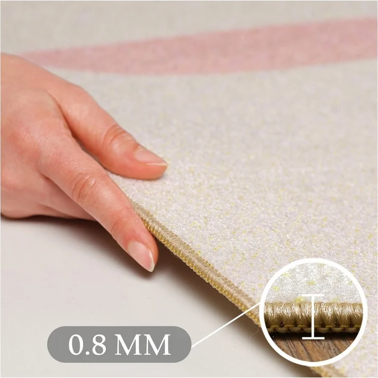 SIMPEX24 Teppich Floral-Sonne, Rechteckig, Höhe: 7 mm, Jungen-Mädchen Babyzimmer Teppich Kinderzimmer – Bild 2