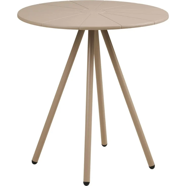 Bistro-Tisch FULHAM taupe Outdoortisch 70cm Balkonmöbel Terrasse Garten – Bild 6