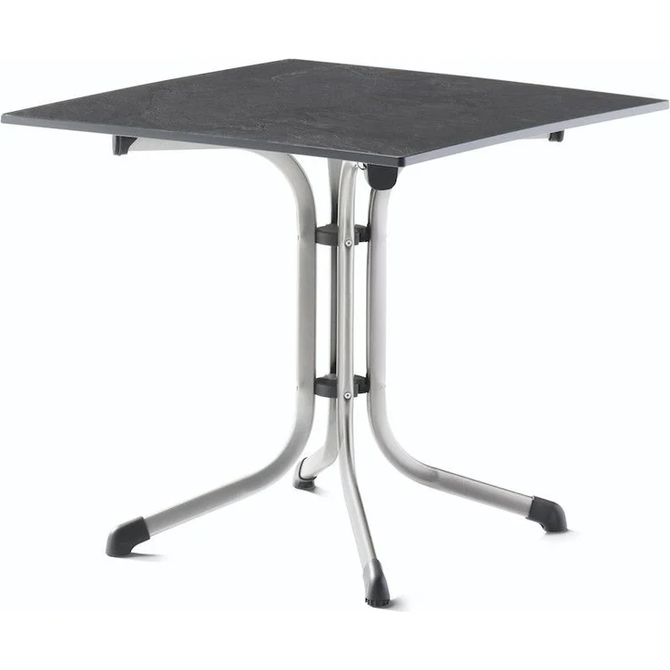 Sieger Boulevard Boulevard-Klapptisch mit vivodur® Tischplatte, Stahl Graphit, 80 x 73 x 80 – Bild 1