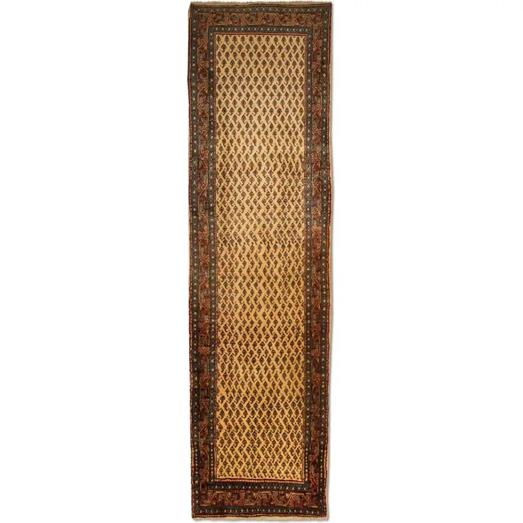 Morgenland Läufer Perser - Mir - 300 x 82 cm - gold