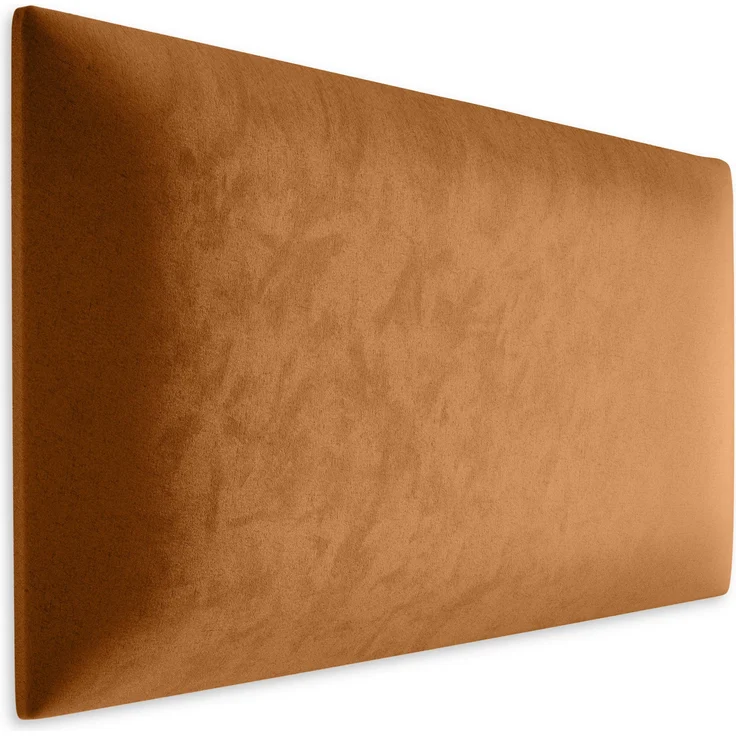 Muralo Samt Wandkissen Stoff Polsterpaneel Schlafzimmer Wohnzimmer Bett Wandpolster Bettkopfteil Lendekissen Modern Luxus Gepolstert Polster Paneel (Honiggelb, 50x40 cm) – Bild 1