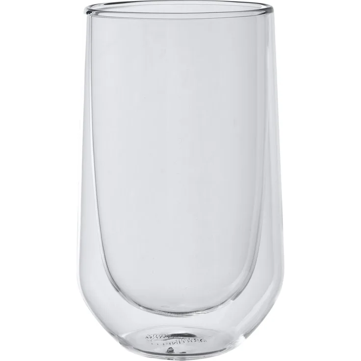 Alberto Martinelli Latte Macchiato 2er Glas, Glas klar, 18 x 10 x 18 cm