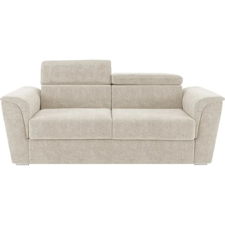 Vente-unique - RIZORA Sofa Stoff Beige - B 223 cm96 cm x H 95 cm x L 230 cm – Bild 3