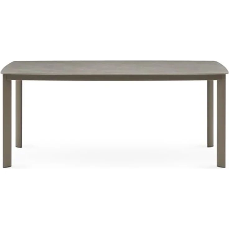 IDIMEX Gartentisch Tavolo, rechteckig, champagner, Metall, 180x75x90 cm, für bis zu 8 Personen, wetterfest und pflegeleicht – Bild 3