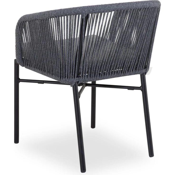 Gartenstuhl SANSIBAR KOPENHAGEN BHT 59x75x64.50 cm grau Stapelstuhl Klappstuhl – Bild 3