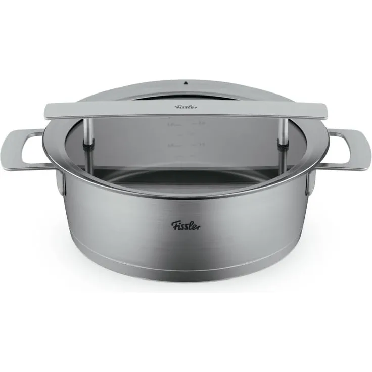 Fissler Bratentopf Phi Collection, Edelstahl 18/10, cookstar Allherdboden, Edelstahl 18/10, Made in Germany