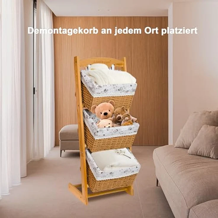 AdelDream Wäschekorb AdealDream Wohnzimmer-Aufbewahrungsregal multifunktionales Regal – Bild 9