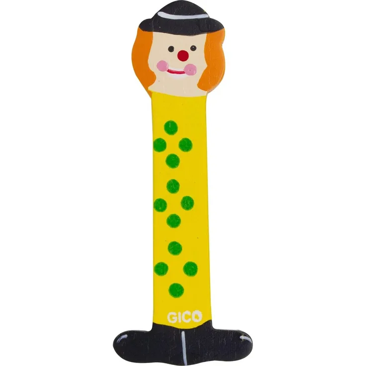 Holzbuchstaben Name Kinderzimmer groß Deko für die Tür, lustige Clowns, A-Z, Höhe ca. 9 cm, Holz Buchstabe 7361 (I)