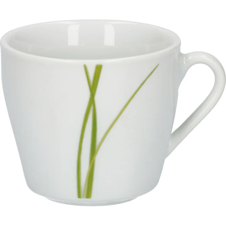 Van Well Bali Espressotasse + Untertasse im 2-tlg.-Set, Liniendekor, edles Marken-Porzellan – Bild 4