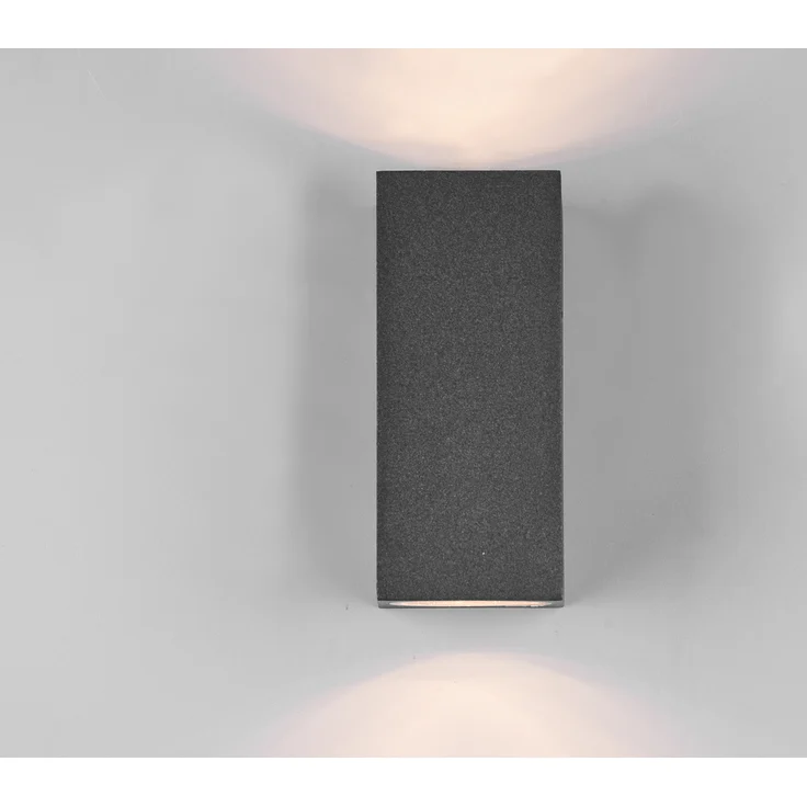 Trio Leuchten Außen-Wandleuchte Roya GU10 anthrazit Up- & Downlight – Bild 8