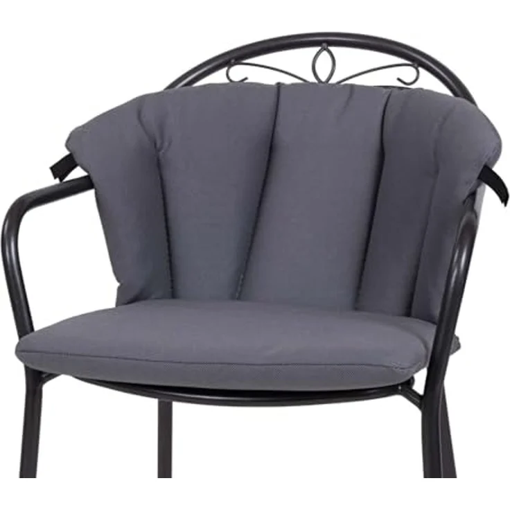 KETTtex Polsterauflage für Royal Garden MWH Sessel Elegance 2328 dunkelgrau wasserabweisend, (1 St)