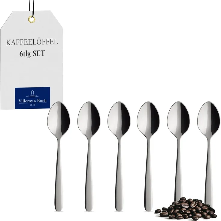 Villeroy & Boch Daily Line Kaffeelöffel 14,2 cm 6er Set