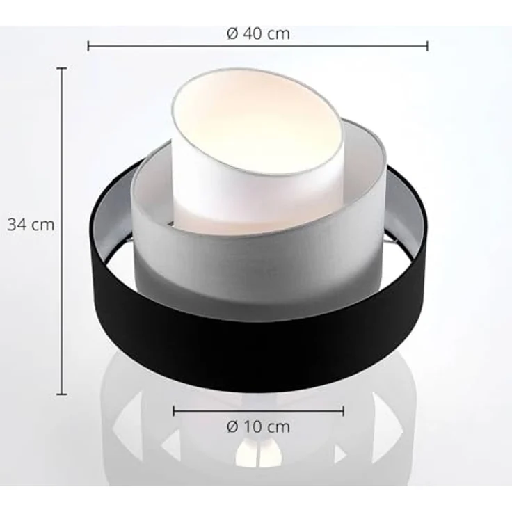 Lindby Deckenleuchten Coria, Alu IP20, 1 x 15 W LED – Bild 4