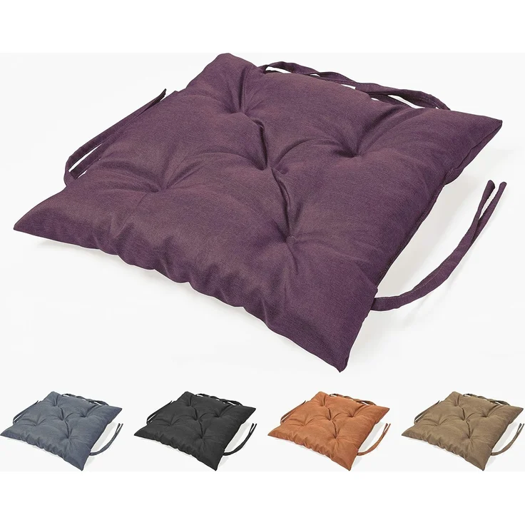 sunnypillow Bankauflage Bankauflage Stuhlkissen viele Farben und Größen zur Auswahl, 60 x 60 cm – Bild 1