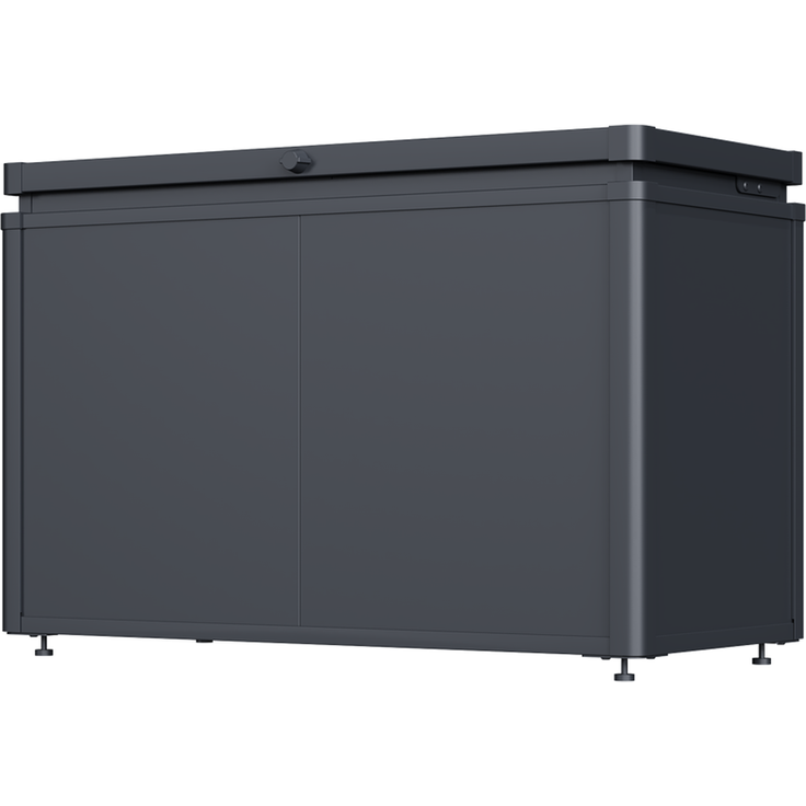 Weide Noble Gartenbox 290 L | Aufbewahrungsbox aus Stahl | Anthrazit