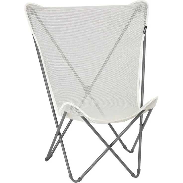 LAFUMA MOBILIER - Faltbarer Butterfly Chair POP UP - Strapazierfähiges & Abnehmbares Batyline®-Gewebe - Außenstuhl für Terrasse, Lounge, Garten - 1 Position, Höchster Komfort, Frankreich - Roggenbeige – Bild 1