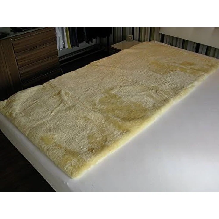 Matratzenauflage Medizinische Bettauflage Lammfell MED-BETT-VF 70x140cm Reissner Lammfelle – Bild 5
