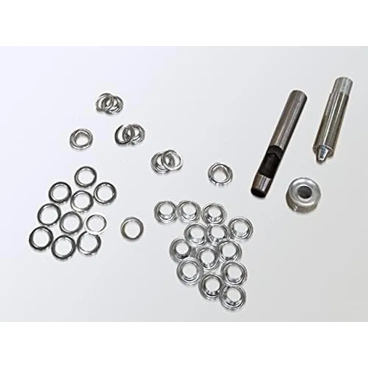 TOOLPORT Reparatur-Set 12mm inkl. 20 Ösen - für Partyzelte, Faltpavillons, Gartenpavillons