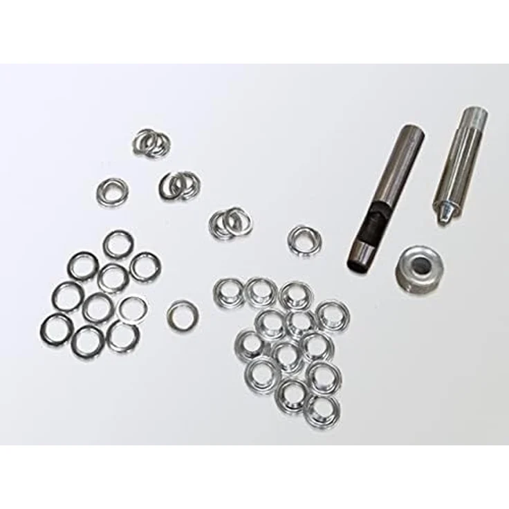 TOOLPORT Reparatur-Set 12mm inkl. 20 Ösen - für Partyzelte, Faltpavillons, Gartenpavillons – Bild 1