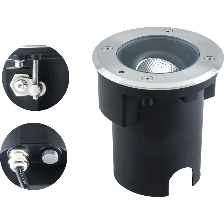 EVN LED-Bodeneinbauleuchte 3000K IP67 alu PC67107002