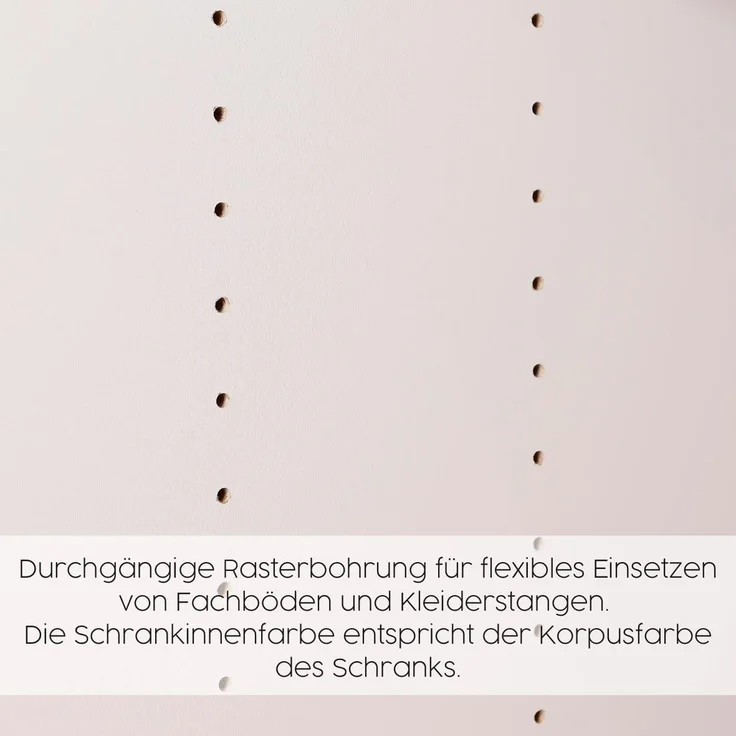rauch Schwebetürenschrank Kleiderschrank Schrank Garderobe SATURN mit 3 Ausstattungsvarianten 3 verschiedene Ausstattungsvarianten Griffe aus Metall MADE IN GERMANY – Bild 11