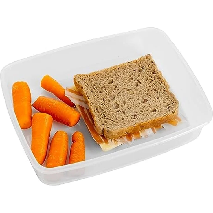 Centi Lunchbox Lunchbox mit Trennfach und Silicondichtung, Kunststoff, (3er-Set) – Bild 3