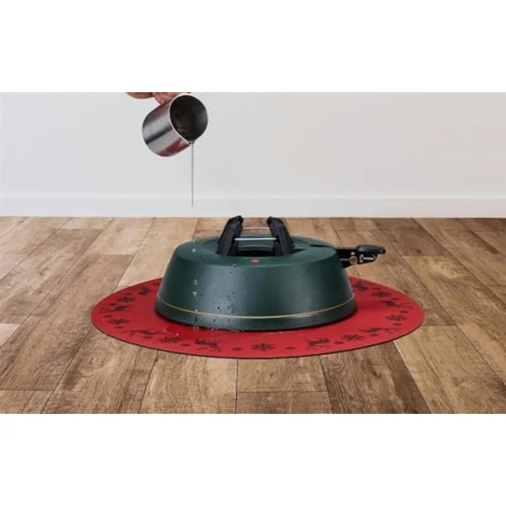 Krinner Weihnachtsbaumunterlage Ø 60 cm rot – Bild 3