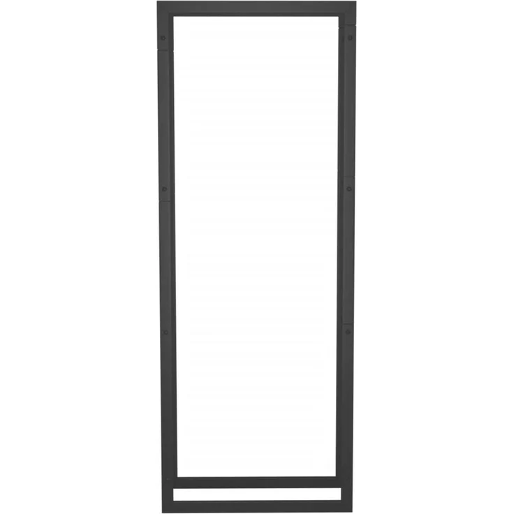 vidaXL Brennholzregal Mattschwarz 50x28x132 cm Stahl 350306 – Bild 3