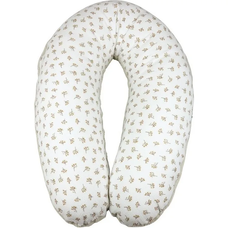SEI Design Stillkissen Seitenschläferkissen Babynestchen Kuschelnest XXL, Schwangerschaftskissen mit Bezug, Schwangerschaftskissen mit Bezug, Bezug Musselin Baumwolle