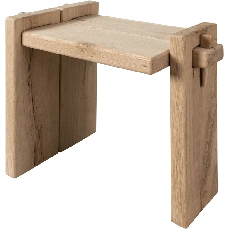Nachttisch Eiche 56x34x45 natur geölt OAK HEART #11 – Bild 9