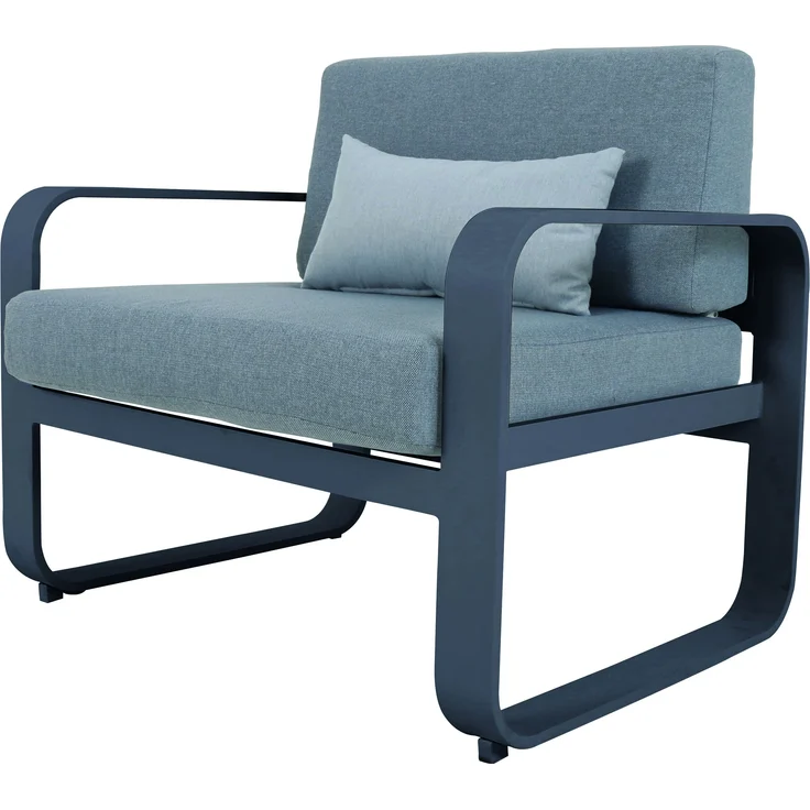 Widero Loungesessel grau – Bild 1