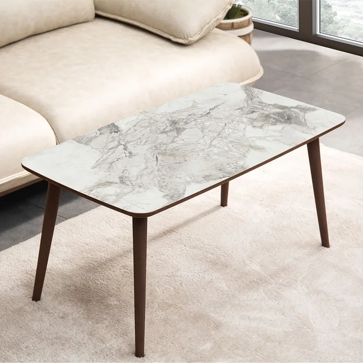 Skye Decor 'Luci - White' Couchtisch, Weiß, 100 x 45 x 53 cm