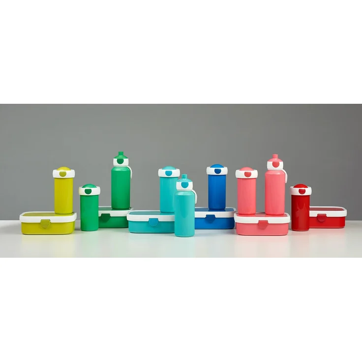 Mepal CAMPUS Pop-Up Trinkflasche Set mit Flip-Up Ersatzdeckel Cool Blue (2025) – Bild 8