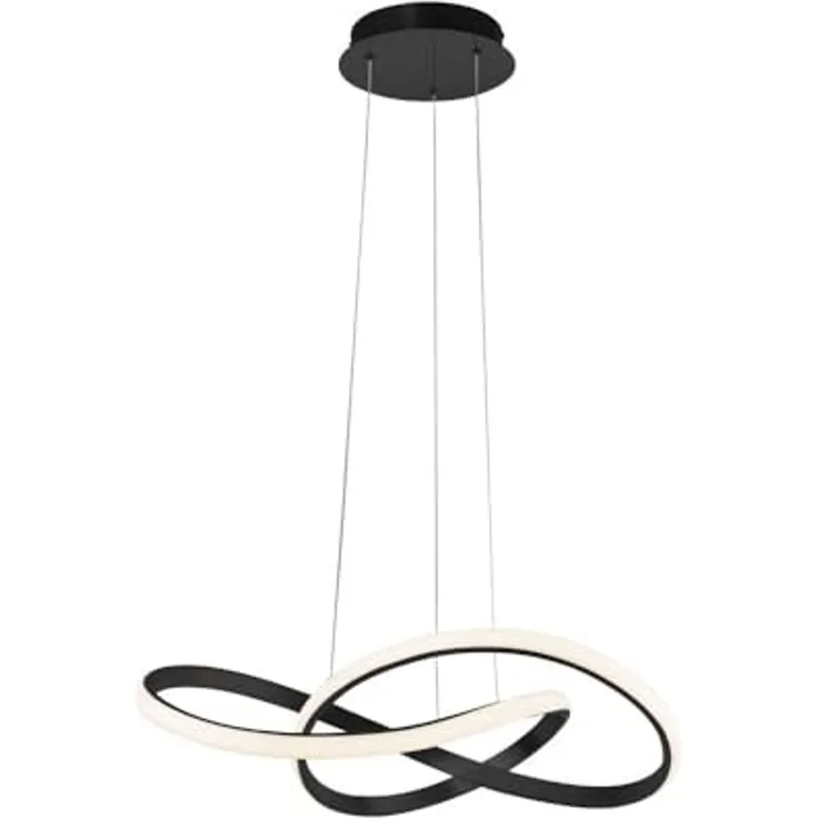 JUST LIGHT 15402-18 Maria LED Pendelleuchte schwarz 3-Step Dim 3000K