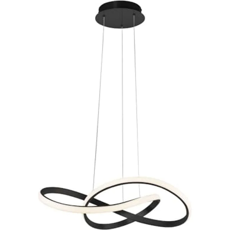 JUST LIGHT 15402-18 Maria LED Pendelleuchte schwarz 3-Step Dim 3000K – Bild 1